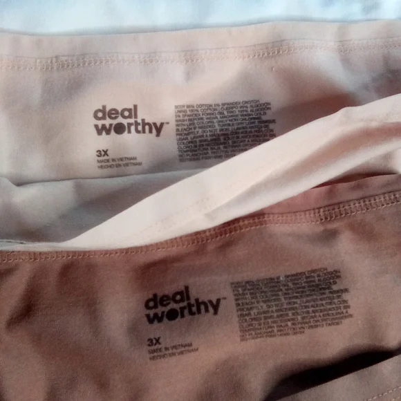 Set of 4 Women's Dealworthy Panties in Neutral Tones, NWOT - Picture 5 of 6